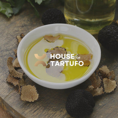 Huile d'olive extra vierge à la truffe noire